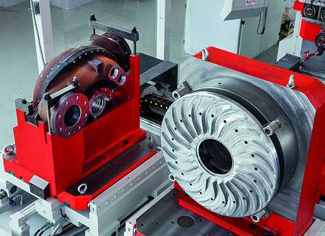 Trevisan CNC machining center precision detail